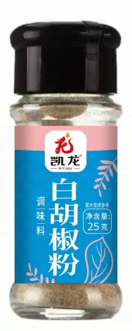 許昌瓶白胡椒粉25g